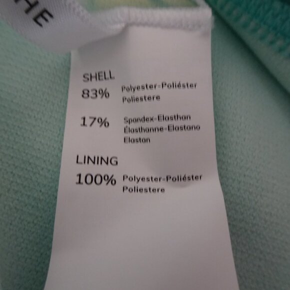 Cupshe One Piece Swimsuit Women's Size XS Blue Plunge Neck High Cut Cheeky - Picture 8 of 9